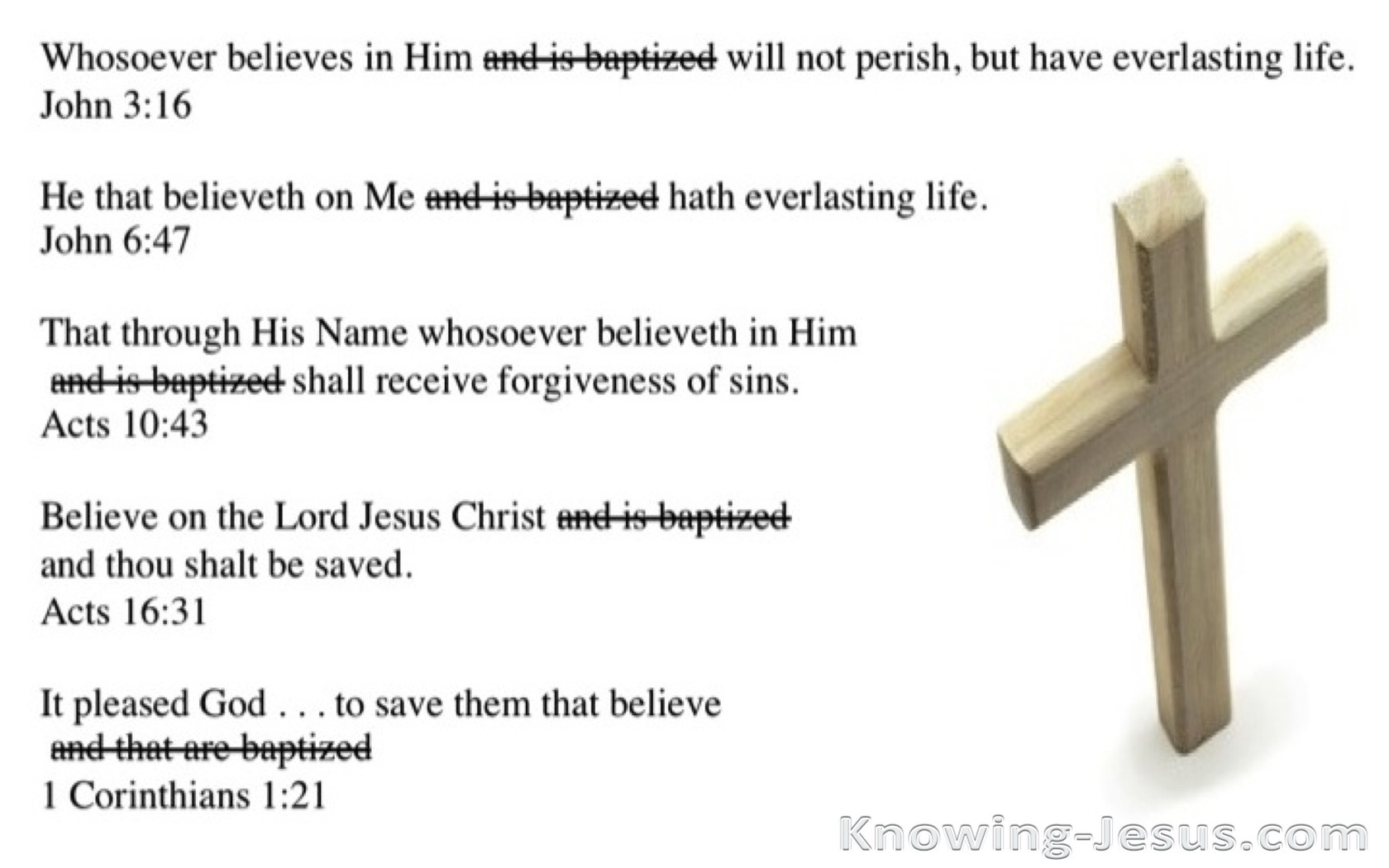 1 Corinthians 1:21 True Baptism (devotional)10:21 (white)